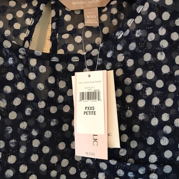 Banana Republic sheer blouse - Picture 5 of 8